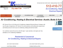 Tablet Screenshot of apcservicepros.com